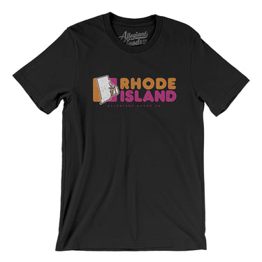 Rhode Island Coffee Men/Unisex T-Shirt-Allegiant Goods Co. Vintage Sports Apparel