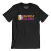 Rhode Island Coffee Men/Unisex T-Shirt-Black-Allegiant Goods Co. Vintage Sports Apparel