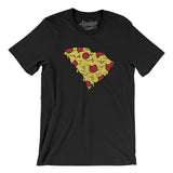 South Carolina Pizza State Men/Unisex T-Shirt-Black-Allegiant Goods Co. Vintage Sports Apparel