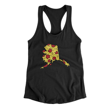 Alaska Pizza State Women's Racerback Tank-Allegiant Goods Co. Vintage Sports Apparel