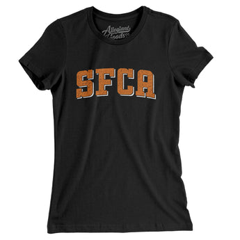 Sfca Varsity Women's T-Shirt-Allegiant Goods Co. Vintage Sports Apparel