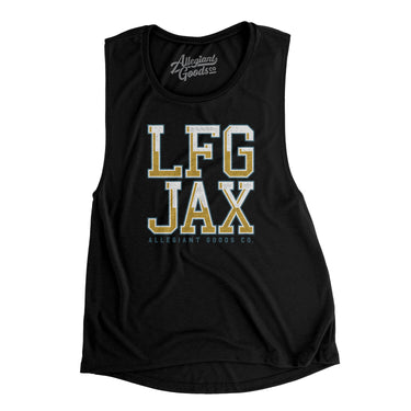 Lfg Jax Women's Flowey Scoopneck Muscle Tank-Allegiant Goods Co. Vintage Sports Apparel