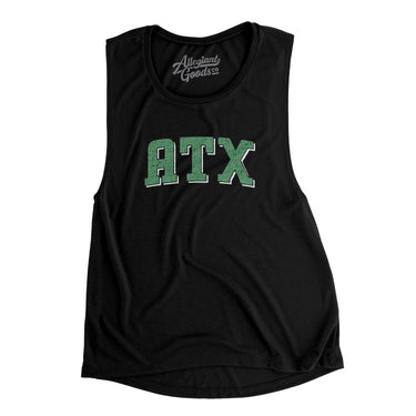 Atx Varsity Women's Flowey Scoopneck Muscle Tank-Allegiant Goods Co. Vintage Sports Apparel