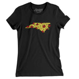 North Carolina Pizza State Women's T-Shirt-Allegiant Goods Co. Vintage Sports Apparel