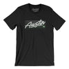Austin Retro Men/Unisex T-Shirt-Black-Allegiant Goods Co. Vintage Sports Apparel