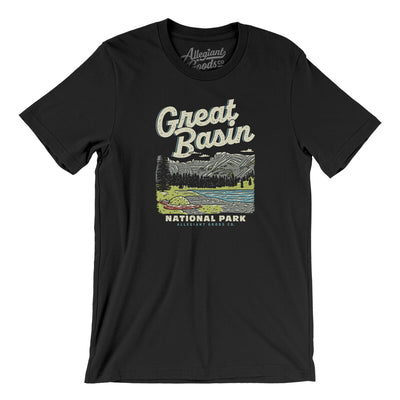 Great Basin National Park Men/Unisex T-Shirt-Black-Allegiant Goods Co. Vintage Sports Apparel