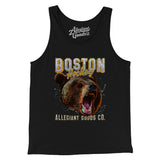 Boston Hockey Throwback Mascot Men/Unisex Tank Top-Allegiant Goods Co. Vintage Sports Apparel