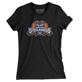 Youngstown Steelhounds Women's T-Shirt-Allegiant Goods Co. Vintage Sports Apparel