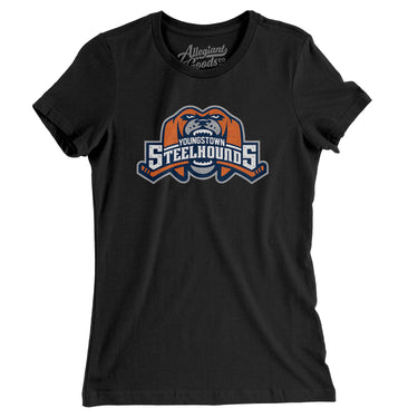 Youngstown Steelhounds Women's T-Shirt-Allegiant Goods Co. Vintage Sports Apparel
