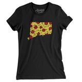 Connecticut Pizza State Women's T-Shirt-Allegiant Goods Co. Vintage Sports Apparel