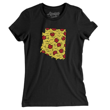 Arizona Pizza State Women's T-Shirt-Allegiant Goods Co. Vintage Sports Apparel