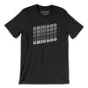 Chicago Vintage Repeat Men/Unisex T-Shirt-Black-Allegiant Goods Co. Vintage Sports Apparel
