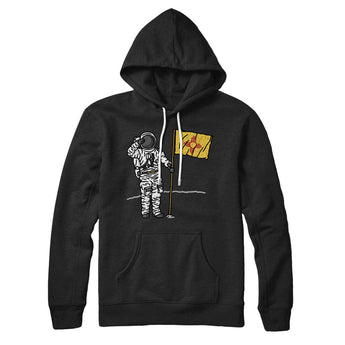 New Mexico Flag Moonman Hoodie-Allegiant Goods Co. Vintage Sports Apparel