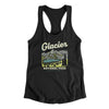 Glacier National Park Women's Racerback Tank-Black-Allegiant Goods Co. Vintage Sports Apparel