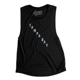 Tampa Bay Hockey Jersey Women's Flowey Scoopneck Muscle Tank-Allegiant Goods Co. Vintage Sports Apparel