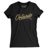 Orlando Retro Women's T-Shirt-Black-Allegiant Goods Co. Vintage Sports Apparel