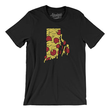 Rhode Island Pizza State Men/Unisex T-Shirt-Allegiant Goods Co. Vintage Sports Apparel