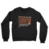 The Freezer Bowl Midweight French Terry Crewneck Sweatshirt-Black-Allegiant Goods Co. Vintage Sports Apparel