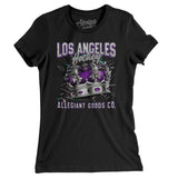 Los Angeles Hockey Throwback Mascot Women's T-Shirt-Allegiant Goods Co. Vintage Sports Apparel