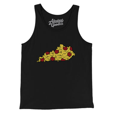 Kentucky Pizza State Men/Unisex Tank Top-Allegiant Goods Co. Vintage Sports Apparel