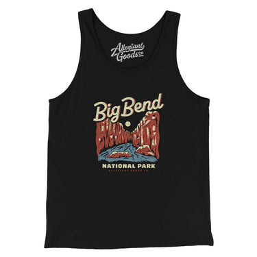 Big Bend National Park Men/Unisex Tank Top-Allegiant Goods Co. Vintage Sports Apparel