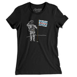 Chicago Flag Moonman Women's T-Shirt-Allegiant Goods Co. Vintage Sports Apparel