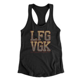 Lfg Vgk Women's Racerback Tank-Allegiant Goods Co. Vintage Sports Apparel