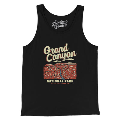 Grand Canyon National Park Men/Unisex Tank Top-Black-Allegiant Goods Co. Vintage Sports Apparel