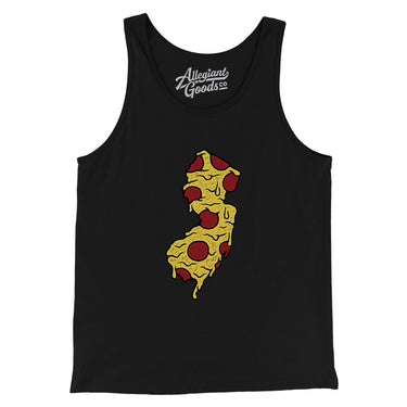 New Jersey Pizza State Men/Unisex Tank Top-Allegiant Goods Co. Vintage Sports Apparel