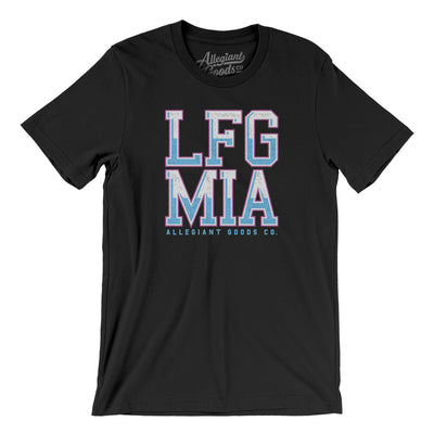 Lfg Mia Men/Unisex T-Shirt-Black-Allegiant Goods Co. Vintage Sports Apparel