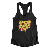 Ohio Pizza State Women's Racerback Tank-Allegiant Goods Co. Vintage Sports Apparel
