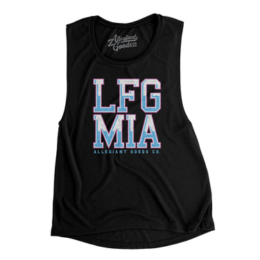Lfg Mia Women's Flowey Scoopneck Muscle Tank-Allegiant Goods Co. Vintage Sports Apparel