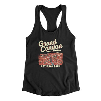 Grand Canyon National Park Women's Racerback Tank-Allegiant Goods Co. Vintage Sports Apparel