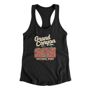 Grand Canyon National Park Women's Racerback Tank-Allegiant Goods Co. Vintage Sports Apparel