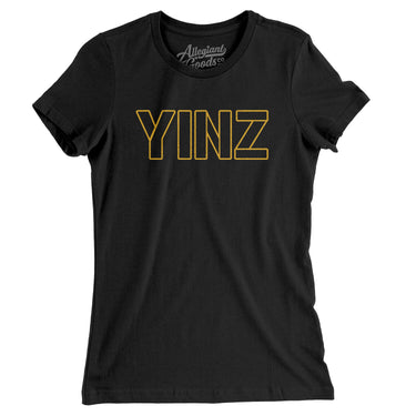 Yinz Football Women's T-Shirt-Allegiant Goods Co. Vintage Sports Apparel