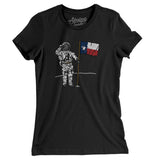 Texas Flag Moonman Women's T-Shirt-Allegiant Goods Co. Vintage Sports Apparel