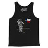Texas Flag Moonman Men/Unisex Tank Top-Black-Allegiant Goods Co. Vintage Sports Apparel