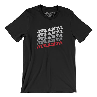 Atlanta Vintage Repeat Men/Unisex T-Shirt-Black-Allegiant Goods Co. Vintage Sports Apparel