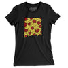 New Mexico Pizza State Women's T-Shirt-Black-Allegiant Goods Co. Vintage Sports Apparel