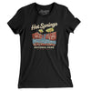 Hot Springs National Park Women's T-Shirt-Black-Allegiant Goods Co. Vintage Sports Apparel
