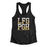 Lfg Pgh Women's Racerback Tank-Allegiant Goods Co. Vintage Sports Apparel