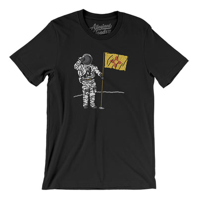 New Mexico Flag Moonman Men/Unisex T-Shirt-Black-Allegiant Goods Co. Vintage Sports Apparel