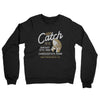 The Catch Midweight French Terry Crewneck Sweatshirt-Black-Allegiant Goods Co. Vintage Sports Apparel