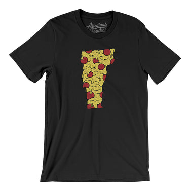 Vermont Pizza State Men/Unisex T-Shirt-Allegiant Goods Co. Vintage Sports Apparel