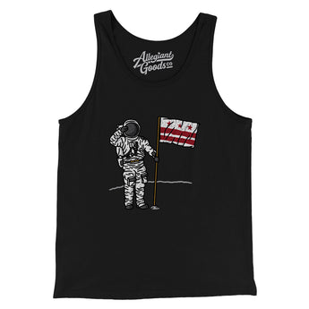 Dc Flag Moonman Men/Unisex Tank Top-Black-Allegiant Goods Co. Vintage Sports Apparel