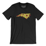 North Carolina Pizza State Men/Unisex T-Shirt-Allegiant Goods Co. Vintage Sports Apparel