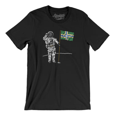 Portland Flag Moonman Men/Unisex T-Shirt-Allegiant Goods Co. Vintage Sports Apparel