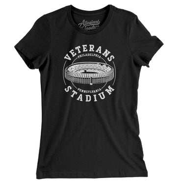 Veterans Stadium Philadelphia Women's T-Shirt-Allegiant Goods Co. Vintage Sports Apparel