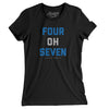 Orlando 417 Women's T-Shirt-Black-Allegiant Goods Co. Vintage Sports Apparel