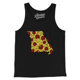 Missouri Pizza State Men/Unisex Tank Top-Allegiant Goods Co. Vintage Sports Apparel
